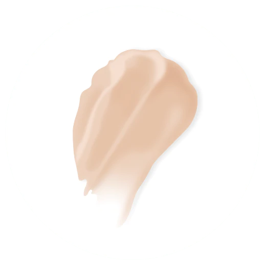 illustration of a tinted product swatch to show how Umbra Sheer's companion product, Umbra Tinte, has a slight brown colour